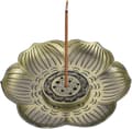 Miniatyrbilde 3 av 5: Buddha Røkelsesholder Røkelsesholder Messing Lotus Pinner Vintage