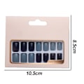 Miniatyrbillede 2 af 5: Color Press-On Manicure, Solid Color Mani style 5