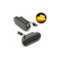 Miniatyrbild 1 av 5: Dynamisk LED sidoblinkers, svart rökblinkersbyte för FORD/SEAT/SKODA/VW/LUXFACTORY - Svart