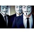 Pikkukuva 2 / 2: AKORD 990222\" V for Vendetta Anonymous Guy Fawkes Halloween Naamiaismaski, Unisex-aikuinen, Valkoinen, One Size