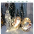Miniatyrbillede 6 af 10: Juledekoration Juletræ vedhæng GLASSFILAMENT