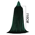 Miniatyrbillede 2 af 5: Unisex dragt med hætte i fuld længde Dark green 110cm