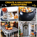 Miniatyrbilde 2 av 5: Halloween duk, edderkoppnett duker svart duk blonde