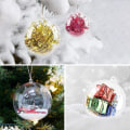 Miniatyrbilde 3 av 5: 20 stk DIY plast juletre hengende pynt kule, klar fyllbar pyntkule