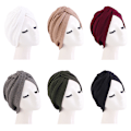Miniatyrbild 1 av 5: Elastisk turban cap kemoterapi turban Benny twist6 färger)