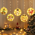 Miniatyrbild 1 av 8: Jul LED String Lights USB fjärrkontroll dekorationslampor