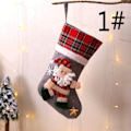 Miniatyrbild 2 av 11: Julstrumpa Stora julklappspåsar Dekorationsstrumpor style 1