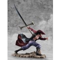 Miniatyrbild 4 av 4: 34 cm Anime One Piece Figure Combat Ver. Dracule Mihawk Figurine Pvc Action Figur Collection Modell Leksaker Present för barn With Retail Box