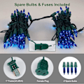 Miniatyrbild 5 av 5: Christmas String Lights, 150 Count 33 FT Glödlampa Mini Green Wire Fairy