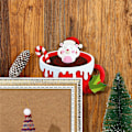 Miniatyrbild 9 av 11: Jul Dörrkarm Dekoration Santa Älg Trä Dörr Hörnskylt Ornament Juldekorationer 2024 Nyårspresenter null - C