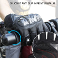Miniatyrbild 2 av 5: 2st/par Mg19-b Motorcykelhandskar Bekväm skärm Touch Tillgänglig Lätt att bära konstläder Full Cykling XL Green