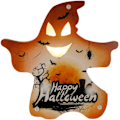 Pikkukuva 1 / 5: Halloween yövalaisin koriste rekvisiitta, LED-valokoristeet, (sielun oranssi)