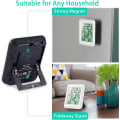 Miniatyrbild 4 av 5: Digital inomhushygrometertermometer med hög precision, ℃/℉