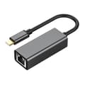 Universal Flexibel TPE USB Typ C Ethernet till RJ45 Lan Adapter för Notebook