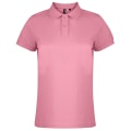Miniatyrbillede 1 af 3: Asquith & Fox Dame/Dame Enkel kortærmet pikétrøje Pin Pink Carnation L