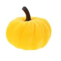 Miniatyrbilde 1 av 10: 4 stk falsk gresskar Halloween dekorasjon GUL yellow
