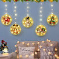 Miniatyrbild 2 av 8: Jul LED String Lights USB fjärrkontroll dekorationslampor