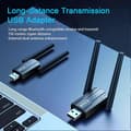 Miniatyrbillede 3 af 5: Modtager Sender Højtydende Hurtigere Transmission Længere Rækkevidde USB Bluetooth-kompatibel 5.3 Adapter