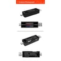 Miniatyrbilde 2 av 5: TVA3006 Høypresisjons Volt-Amperemeter Strømmåler Type-C USB Spenningsamperemeter Tester