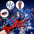 Pikkukuva 4 / 5: 2 kpl Spiderman-laukaisinkäsineitä, lasten muoviset cosplay-hanskat sankarille