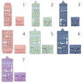 Miniatyrbild 2 av 10: Nagelklippningsset Set ROSA 16 ST 16 ST