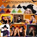 Miniatyrbild 5 av 5: Kvinnor Häxhatt för Halloween Ull Hattar Bred brätte Spire Stickad Style 3 M
