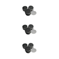 Pikkukuva 5 / 5: 1/2/3/5 Sähköisen jalkaraspin vaihtotyynyt tehokas ja 25mm 240Grit 50 pcs 3PCS