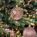 Miniatyrbild 4 av 5: 8 st 3,94" julkulsprydnader splittringssäker roséguld julgran