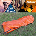 Miniatyrbild 6 av 10: Sovsäck Utomhus Nödtäcke Thermal Håll dig varm ORANGE Orange 0.92X2m-Sleeing Bag