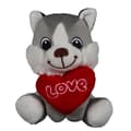 Miniatyrbilde 5 av 8: Kosedyr / Teddybjørn - Hund med Hjerte - 14 cm multicolor