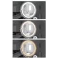 Miniatyrbillede 4 af 5: LED Makeup Spejl Forstørrelse Dæmpbar belysning 3 farver