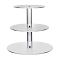 Miniatyrbild 1 av 5: 3/4/5/6 Tier Cake Stand Transparent Glas Display Brick Rack Dekorverktyg