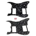 3-lagers svart gitarrplektrumskydd för Fender Strat 2 HH Humbucker