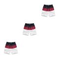 Miniatyrbillede 1 af 5: 1/2/3/5 Åndbare og stilfulde shorts til mænd - til sommeren Wine Red and Black XL,1 3PCS