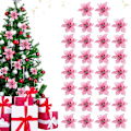 Miniatyrbillede 1 af 6: 30 stk. Juledekoration Blomster, Snefnug Dekoration, Blomst til Rosa