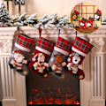 Miniatyrbild 1 av 11: Julstrumpa Stora julklappspåsar Dekorationsstrumpor style 1
