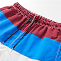 Pikkukuva 3 / 5: 1/2/3/5 Hengittävät ja tyylikkäät miesten shortsit - kesään Blue and Wine Red XL,1 1 Pc