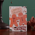 Miniatyrbilde 4 av 5: Christmas Eske gratulasjonskort Multi-Pack Sett，Vinter style 4