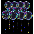 Miniatyrbilde 1 av 5: LED-ballonger 10 stk. Light Up Balloons 20 Inches Clear Helium Bobo