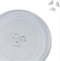 Universal Mikrovågsugnsglasplatta med 3 Fästen, 245 mm