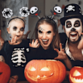 Miniatyrbillede 4 af 5: Halloween Edderkop Spøgelse Græskar Hårbøjle Djævel Pandebånd style 4