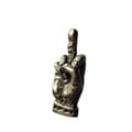 Mässing Långfinger Upp Figur Mini Prydnad Liten Skulptur Skrivbord