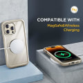 Miniatyrbild 6 av 8: Miracase Glass Series Designad för iPhone 14 Pro Max Case 6,7 tum, [2023 Upgrade] Bumper Case med inbyggd 9H härdat glas Scr Bean Yellow