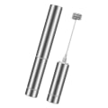 Miniatyrbilde 2 av 5: 1/2/3 elektrisk melkeskummer Håndpumpe Skummer Mesh Maker Creamer 1Set