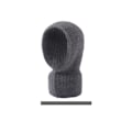 Miniatyrbilde 1 av 5: Kvinner Menn Strikkede Luer Varme Sør-Korea Dongdaemun Personlig Varm Holde Wo Trendy Kaldt Skjerf Pullover Unisex Dark gray