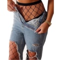 Miniatyrbild 2 av 2: Fishnet Tights / Fisknät Strumpbyxor Stretch Svart 5-Pack