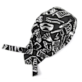 Miniatyrbild 9 av 11: Färgglad Pirates Chef Cap Skull Cap Professionell Catering Olika Chef Hatt