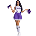 Pikkukuva 1 / 4: Cheerleader-asu naisille Halloween-asu purple M