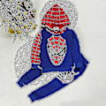 Miniatyrbild 3 av 5: Barn Pojkar Spiderman träningsoverall Set Huvtröja + Joggingbyxor Sweatshirt Sportoutfit Kostym Barn Superhjältekläder Blue 3-4 Years