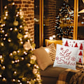 Miniatyrbild 6 av 7: Paket med 4 julkuddar för heminredning jul